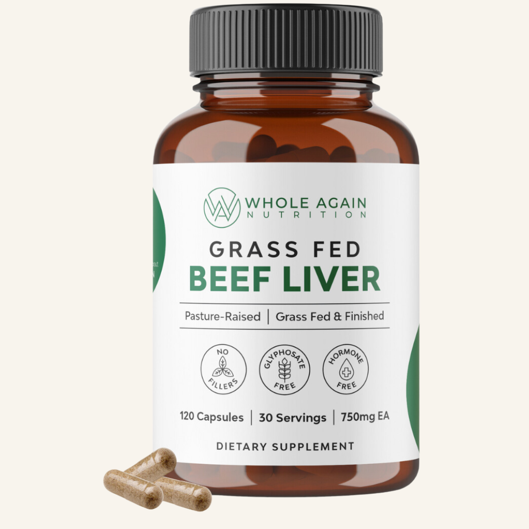 Grass-Fed & Pasture Raised Beef Liver Capsules