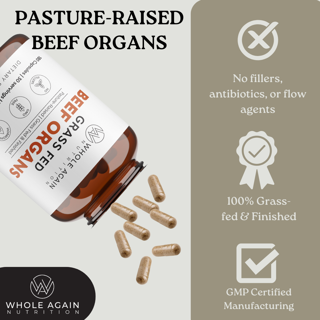 Freeze-Dried Beef Organs - 30 Servings