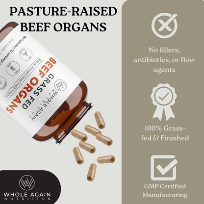 Freeze-Dried Beef Organs - 30 Servings